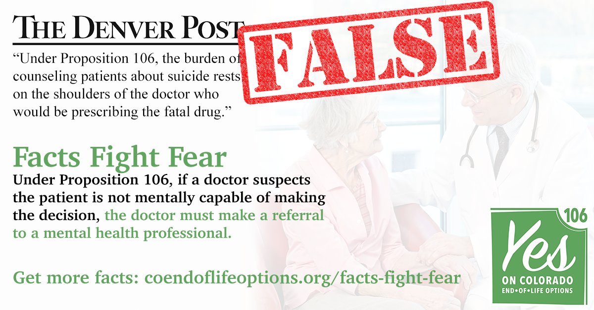 Options4CO's tweet photo. Coloradans deserve the facts about #Prop106, not fear mongering. Learn how facts fight fear: https://t.co/piTIM4Xfa9 #copolitics #Yeson106 https://t.co/KPLRVBqcHJ