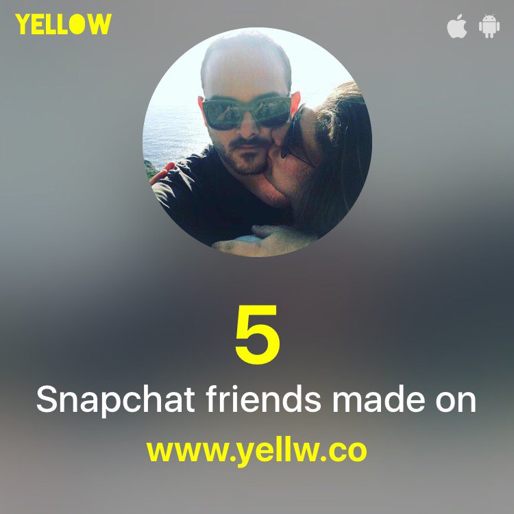 Giggio13's tweet photo. Thanks @yellwapp 😍😍 I made 5 new friends on Snapchat: https://t.co/oZlSgWoFRT #MakeFriendsOnSnapchat https://t.co/mV7tGzPSjs