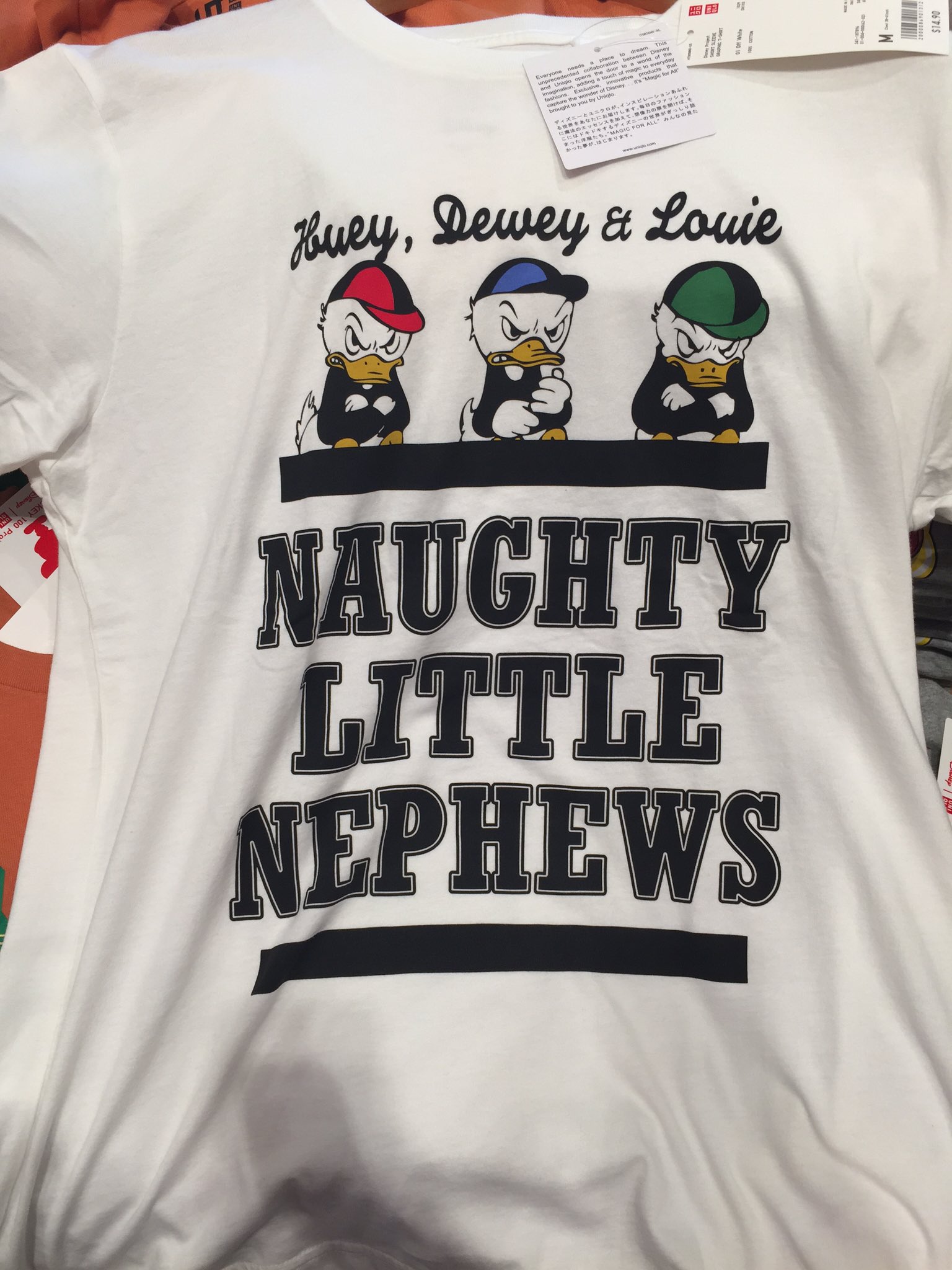 Denise At Mousesteps Cute Disney Shirt At Disneysprings Uniqlo Donald S Nephews Huey Dewey And Louie Disneysprings Disneymerch Wdw T Co P097mmikud Twitter