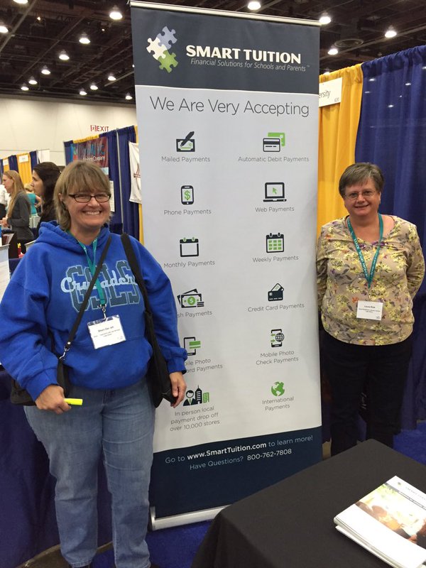 SmartTuition's tweet image. Great seeing happy #SmartTuition clients from @LHNW_Crusaders at a recent conference. #LEA2016 #LutheranEd