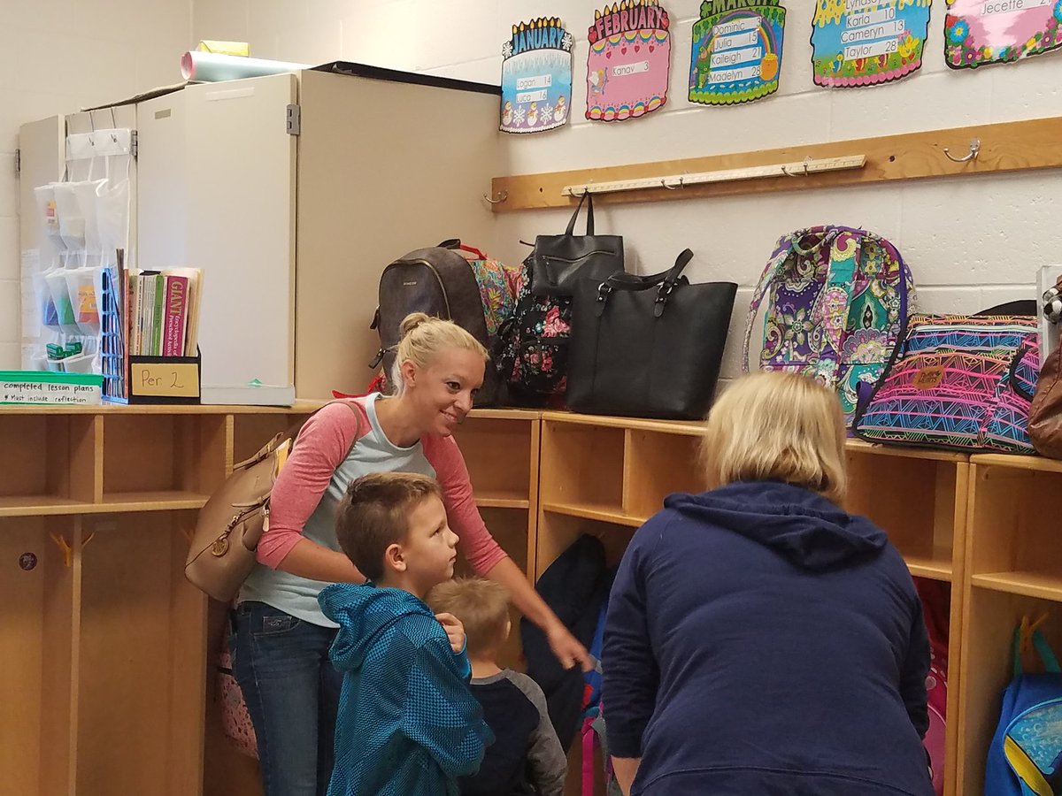 carmelitagraham's tweet photo. Smiles, laughs, and some tears as preschool children come in for their first day in the Education and Training program. #ehtpride #ehtcte https://t.co/8wgpNzFt7F