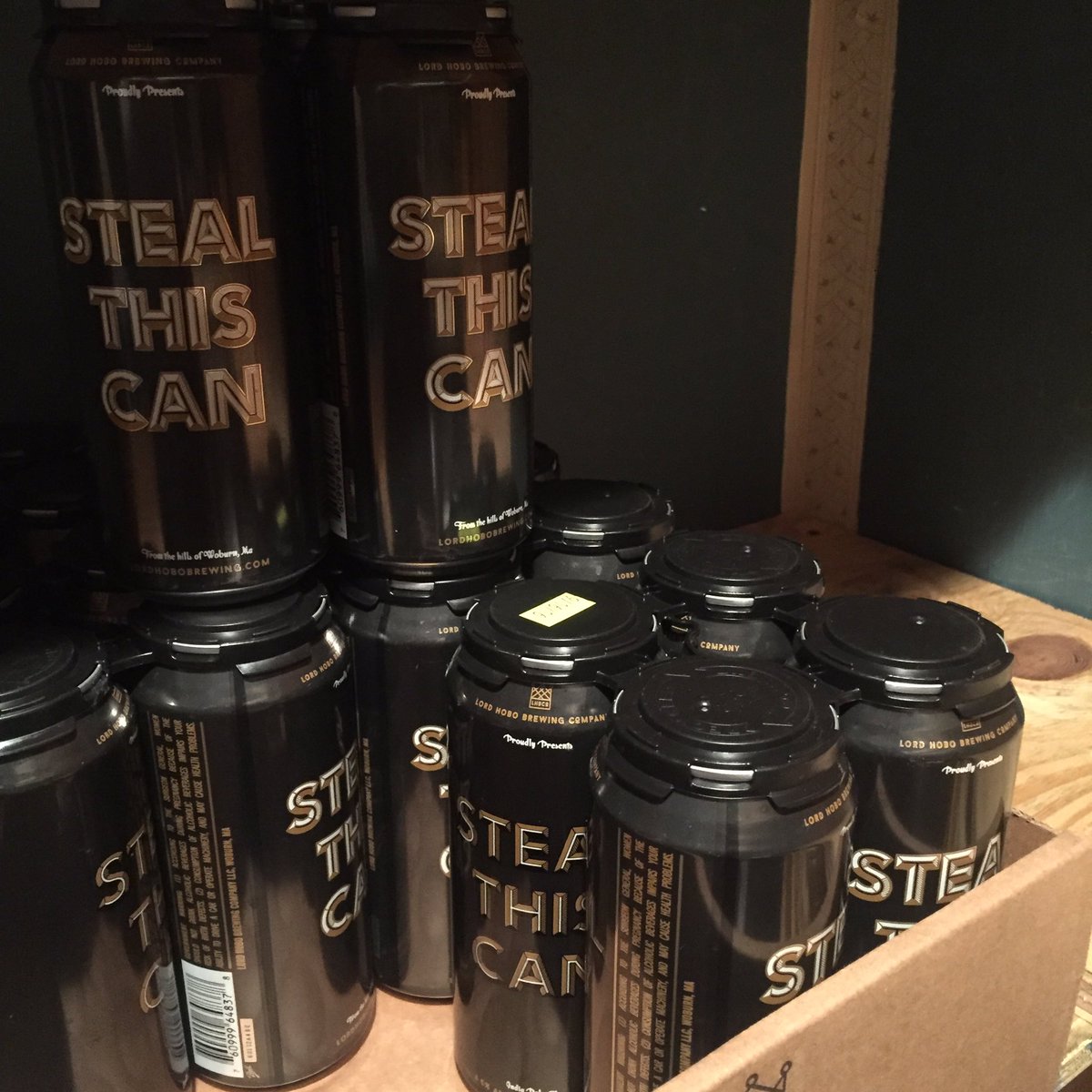 AJCormier83's tweet photo. Something new for the @blackforestcafe's #beervault... @lordhobobrewing #StealThisCan! https://t.co/IGqA7HvsW6