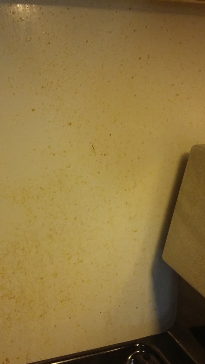 web_am09's tweet photo. My stepmom used the #LegacyOfClean kitchen cleaner and scouring pads on our stove wall, and this is what happened! #BusinessOwner https://t.co/v6JUW4ORVy