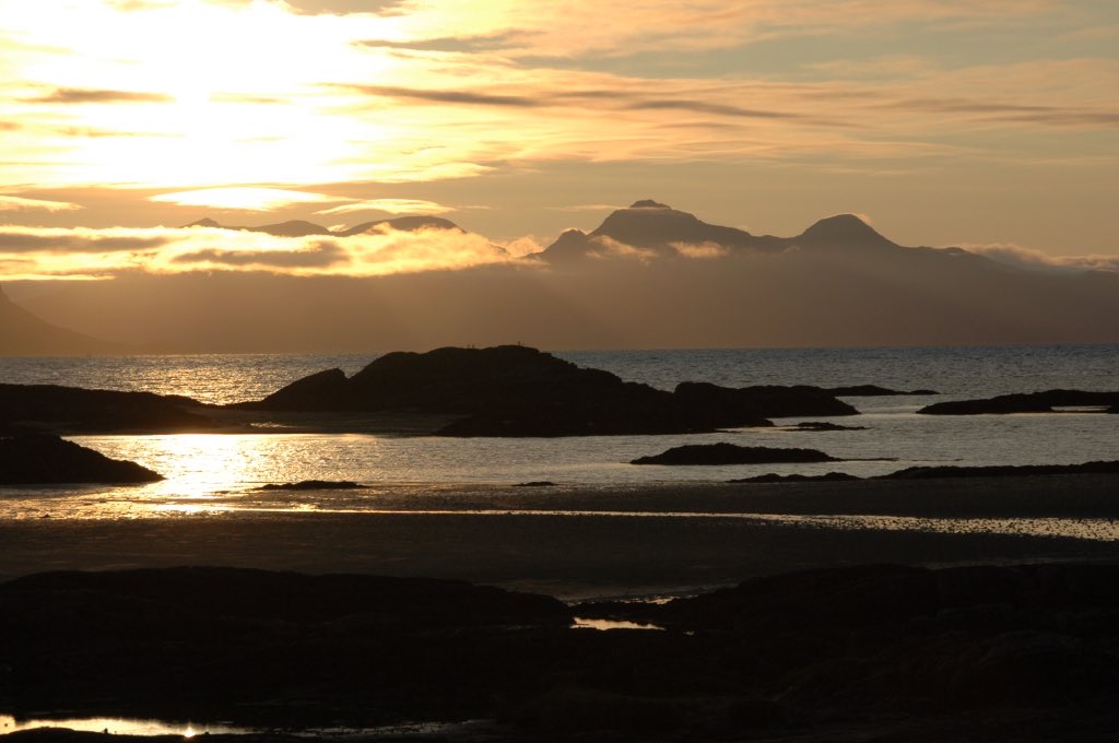 Arisaig sun set