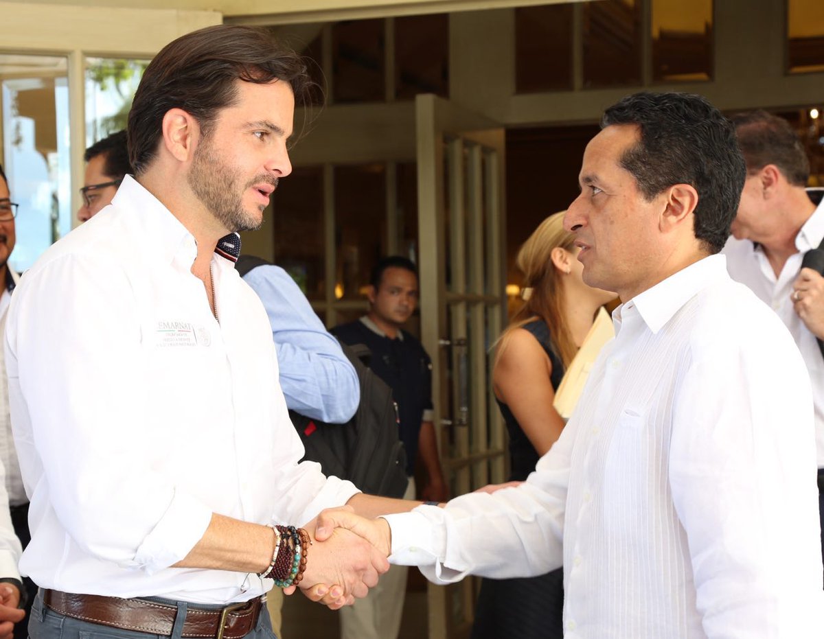 CarlosJoaquin's tweet photo. Un gusto compartir nuestra visión sobre sustentabilidad y protección al medio ambiente con @RafaelPacchiano. Es un gusto recibirlo. https://t.co/N0SAfFMi8W
