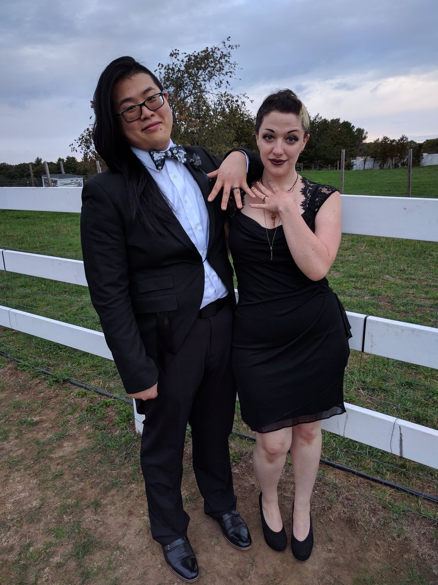 Lady_Lockedown's tweet photo. Just got married!
 #MakeMeSmileIn3Words https://t.co/wfxK4bhVyY