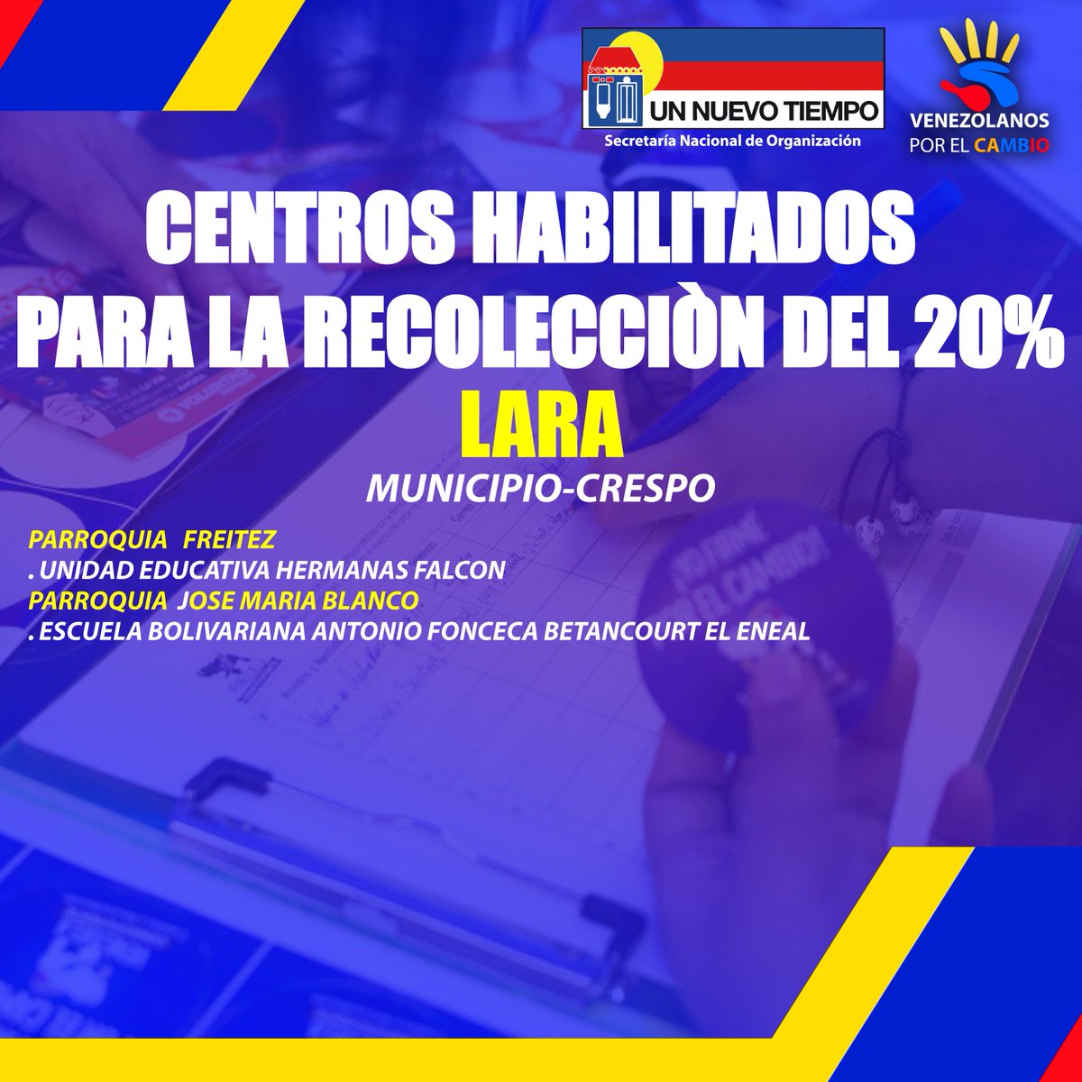 JDSLara's tweet photo. Aquí estan todos los puntos de validación del 20% en el Estado Lara.. Si no te logras ubicar escribenos al privado para ayudarte!! https://t.co/oxarbaaM7h