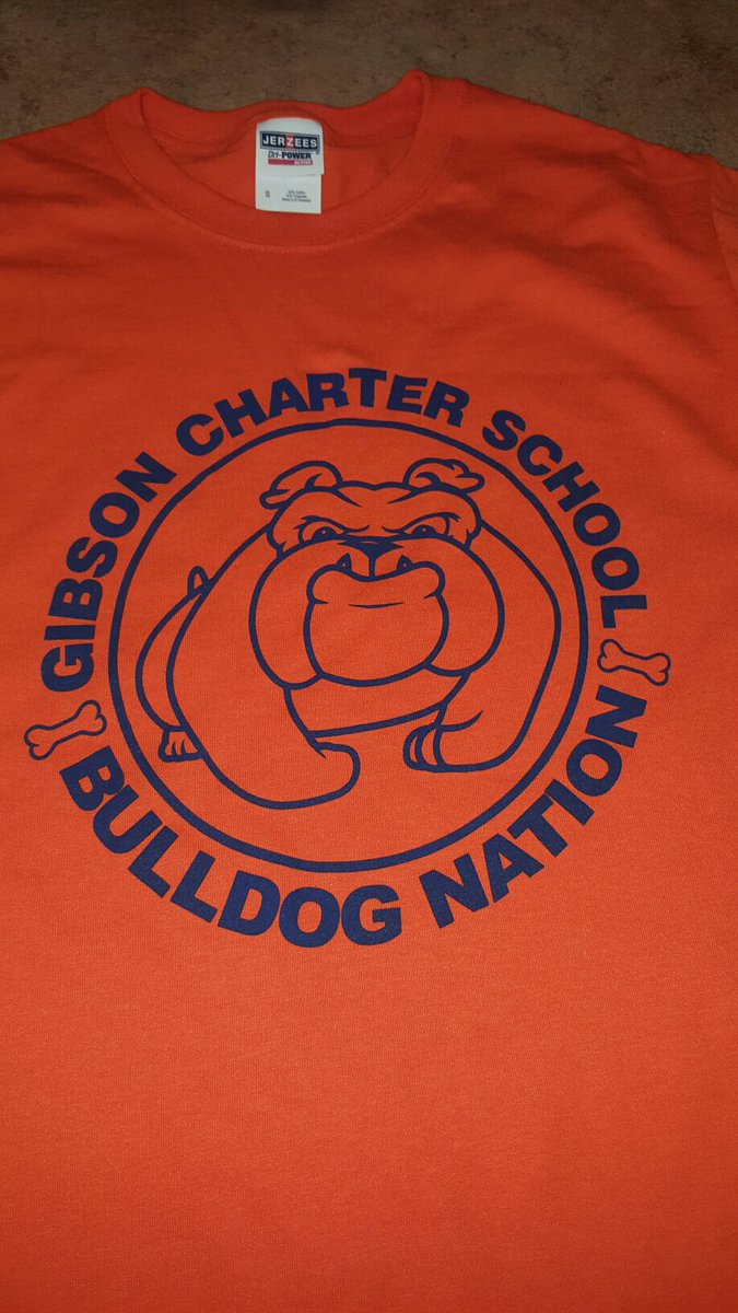 GibsonCharter's tweet photo. Gibson spirit shirts on sale $10 in main office. Youth and adult sizes https://t.co/4F0TTJvlyH