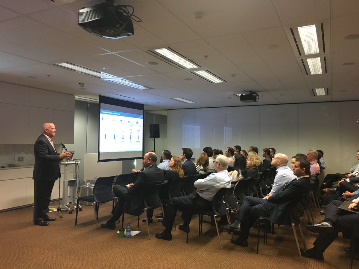 nuix's tweet photo. Nuix SVP Keith Lowry chats #cybersecurity best practice @Westpac for #StaySmartOnline Week. Thanks for hosting us! #SSOW16 https://t.co/fsi9jMorNV