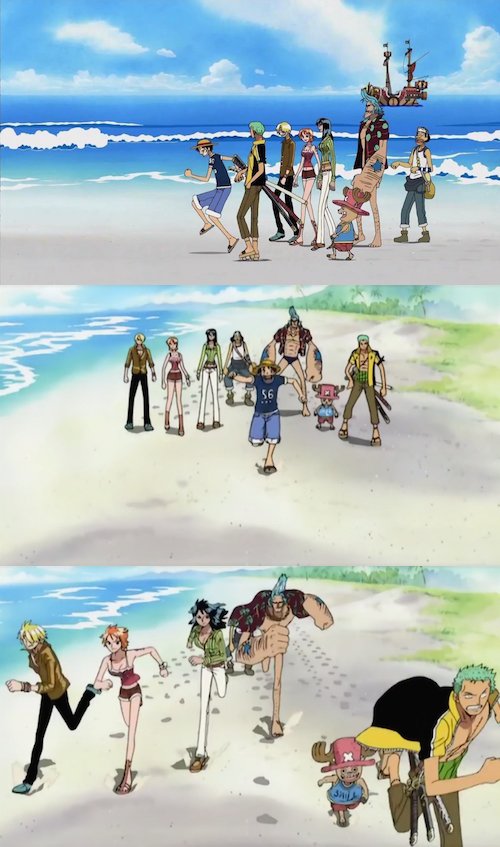 SanamiBot's tweet image. 원피스 10기 오프닝 / 10기 엔딩 / 11기 오프닝 / 11기 엔딩 中 산나미 모음