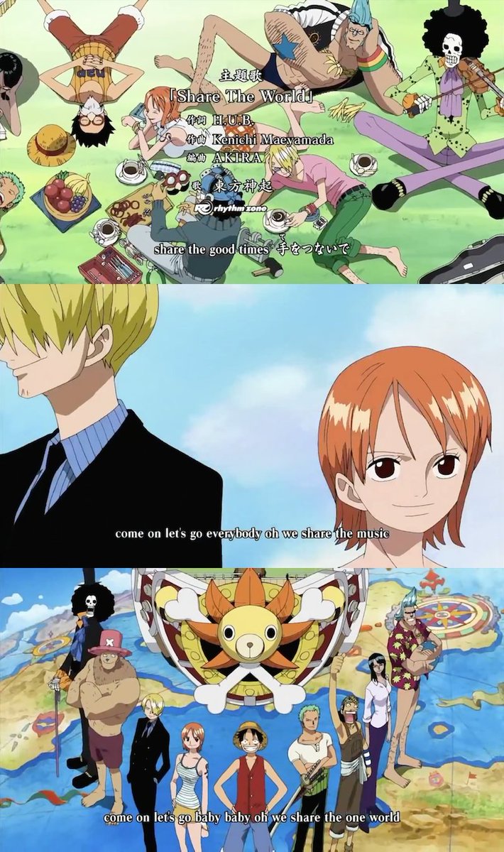 SanamiBot's tweet image. 원피스 10기 오프닝 / 10기 엔딩 / 11기 오프닝 / 11기 엔딩 中 산나미 모음