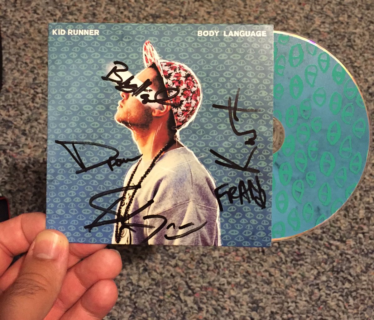 MisterBeardMan's tweet photo. Finally got my copy of Body Language from my friend who went to the show! LOVE IT! https://t.co/7q0mTspWLE
