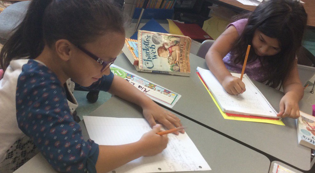 MsLYoungElem's tweet photo. Nothing like a morning "power write" to get the juices flowing! Thx Mr. A @writeguyjeff @AlexCarr52 @PioneerCrossin1 https://t.co/HI7iJcm8DH