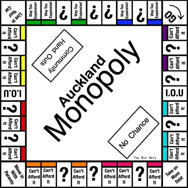 Sports_Billy's tweet photo. Who wants to play the least fun game in NZ? 

(It's amazing what you can make on an iPhone with a font app!)

#Auckland #housingcrisis #NZ https://t.co/smmG6wUPuz