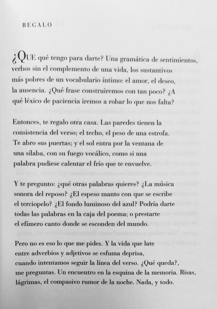 TeamPoetero's tweet photo. “¿Que qué tengo para darte? Una gramática de sentimientos” 

Nuno Júdice
Portugal https://t.co/9Feqb3MkSu