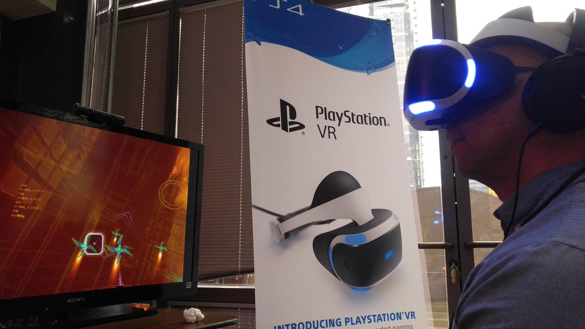 SuckerPunchProd's tweet photo. Celebrating #PSVR launch day at SP!
#PlayStationVR
#anotherdayatSP https://t.co/KPFguV34ZP