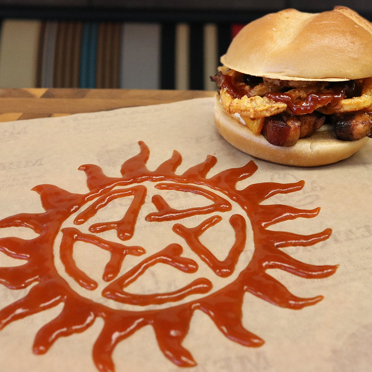 Arbys's tweet image. Carry On My Wayward Son #Supernatural