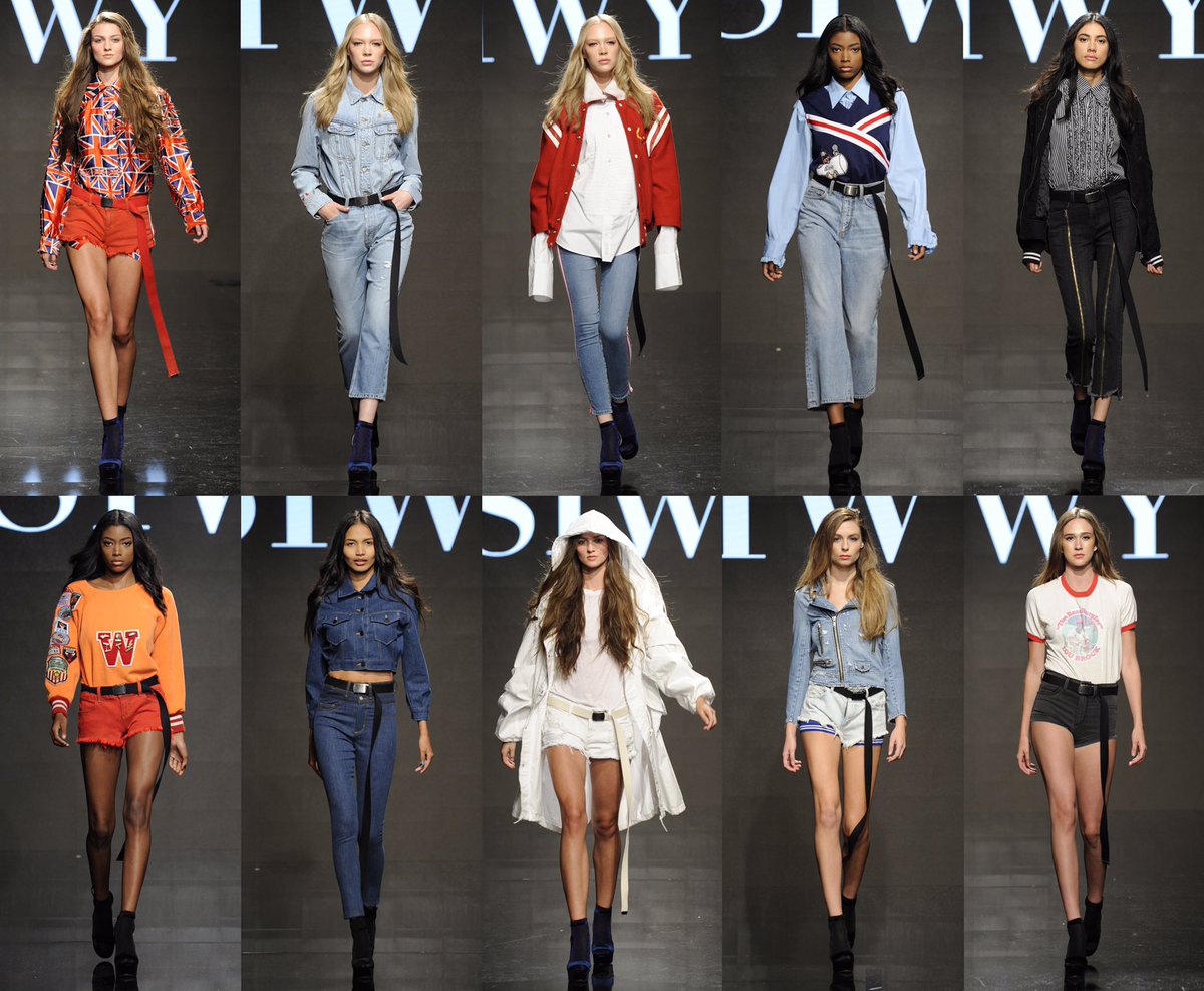 SiwyDenim's tweet photo. Special debut of some of our best styles from upcoming #SS17 collection 😽
#sneakpeek #runway #comingsoon #livelovesiwy https://t.co/8Dp5Tl3O52