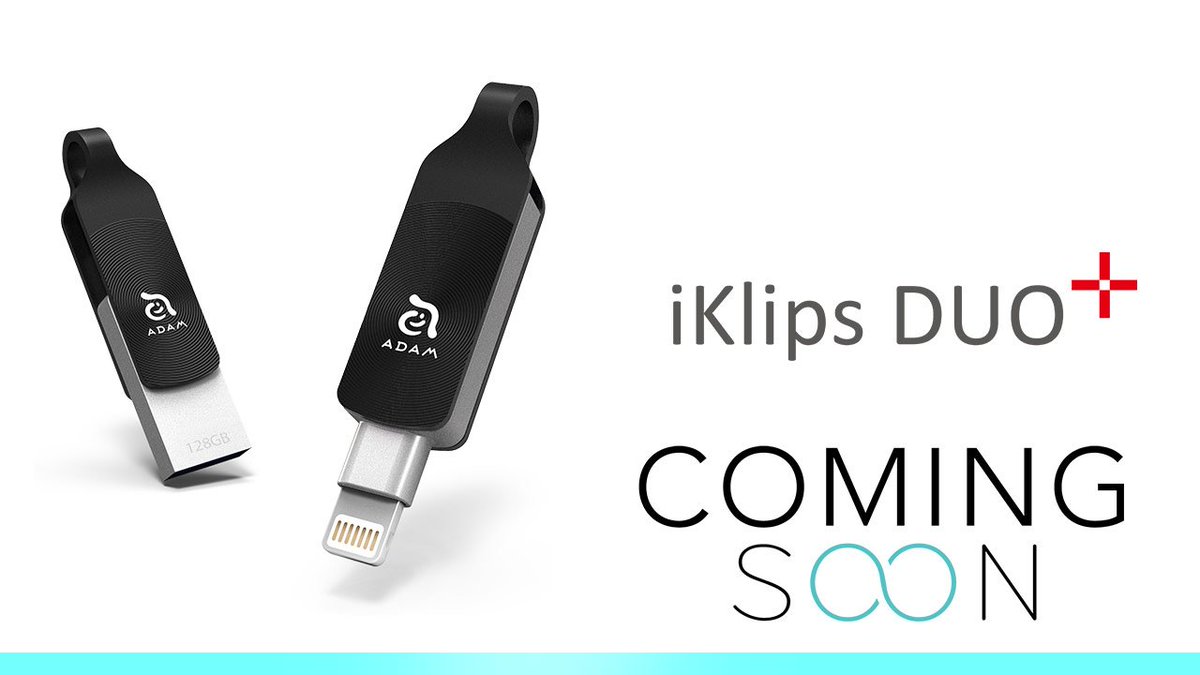AntonioRW's tweet photo. Now on @ComingSoon_Tech ➜ @ADAMelements iKlips DUO+ Storage Accessory for Apple Devices https://t.co/PJGynuD1Kh https://t.co/ipAqp25w4L
