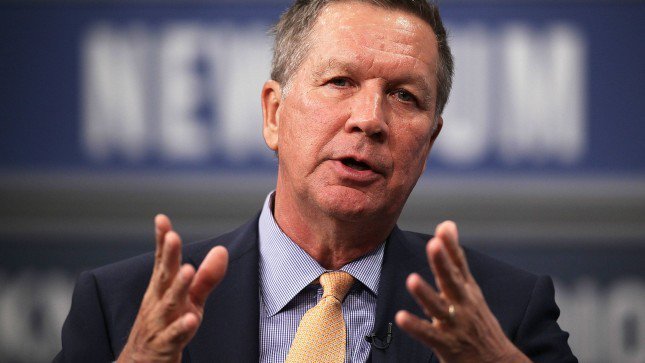 thehill's tweet photo. Kasich to Republicans still supporting Trump: 'Lead by example' https://t.co/psTaBQ7PrF https://t.co/jE6yKxNSvo