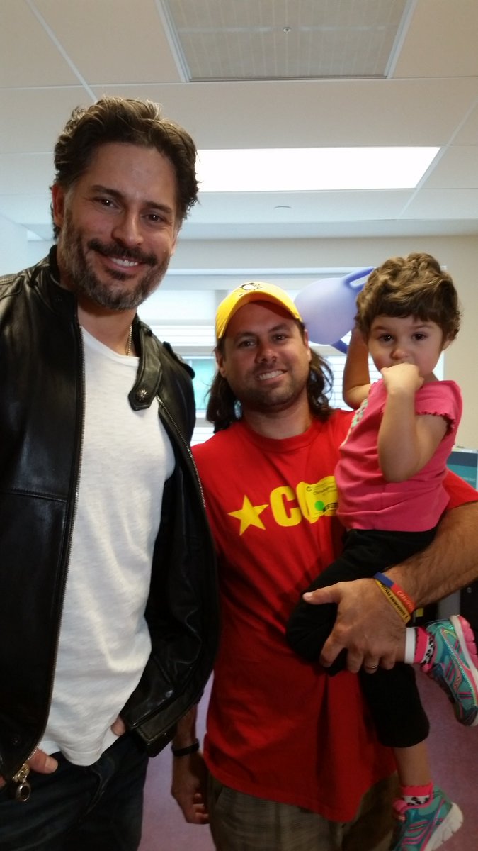 DeLuca_C's tweet photo. just chilling with @JoeManganiello @ChildrensPgh #GooglePhotos #TBT #BeatingAML #PittsburghProud https://t.co/2h6RmfgmD3