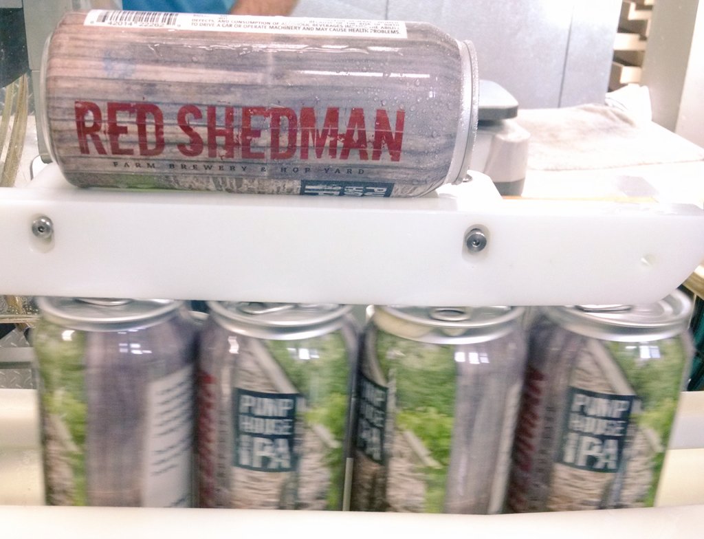 MickeyRCC's tweet photo. From today, back on the line at @RedShedman to can Pumphouse IPA, Honey Rye, and Lunatic Fringe Habanero IPA #MDBeer @rccannery https://t.co/jnek6V1bmC
