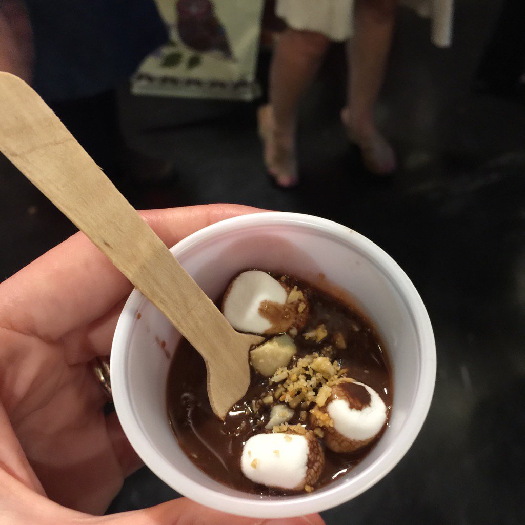 HaleHeartySoups's tweet photo. At #NYCWFF @ChelseaMarketNY? Hope you tried #ChefBruce's surprise #dessert soup... recognize this recipe? https://t.co/w4kLTSo5oQ