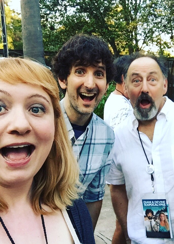 DD_Apocalypse's tweet photo. With @ThatAryeGross @GabeDiani @EttaDevine at @austinfilmfest for the #worldpre.... https://t.co/1VHA6hVIwd https://t.co/LUBvg8BBe7
