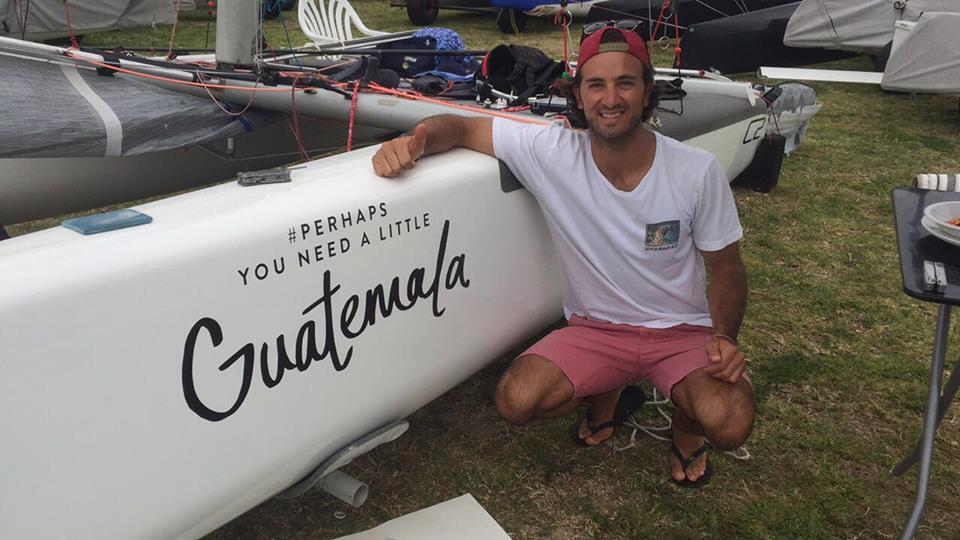 #Vela Jason Hess con velas nuevas y barco listo para su próximo campeonato