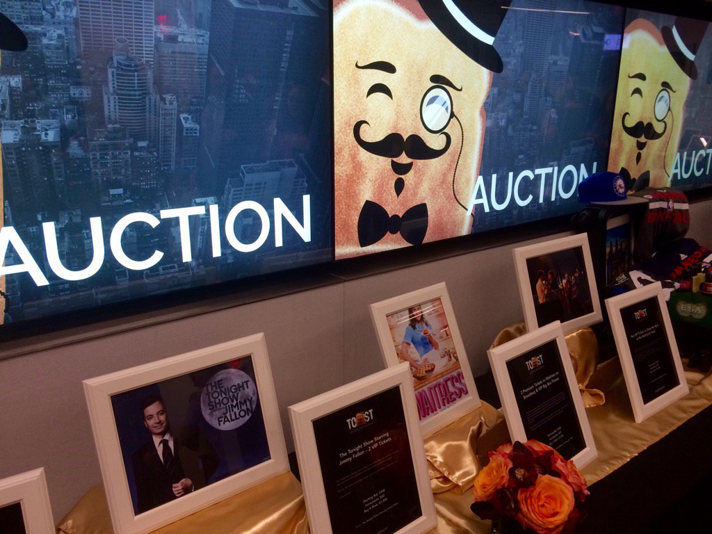 StupidCancer's tweet image. Only five minutes left in the #ToastNYC auction! Don't miss your chance to #bid ! #StupidCancer