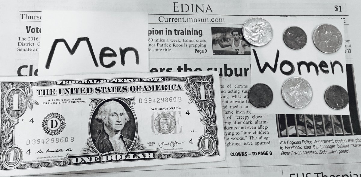 Anna_Bloom_2020's tweet photo. We are in the 21st centery, men and women are equal, so why is their pay not? @KQEDedspace #DoNowPhoto #vvmsgov https://t.co/w9gEDpXObZ