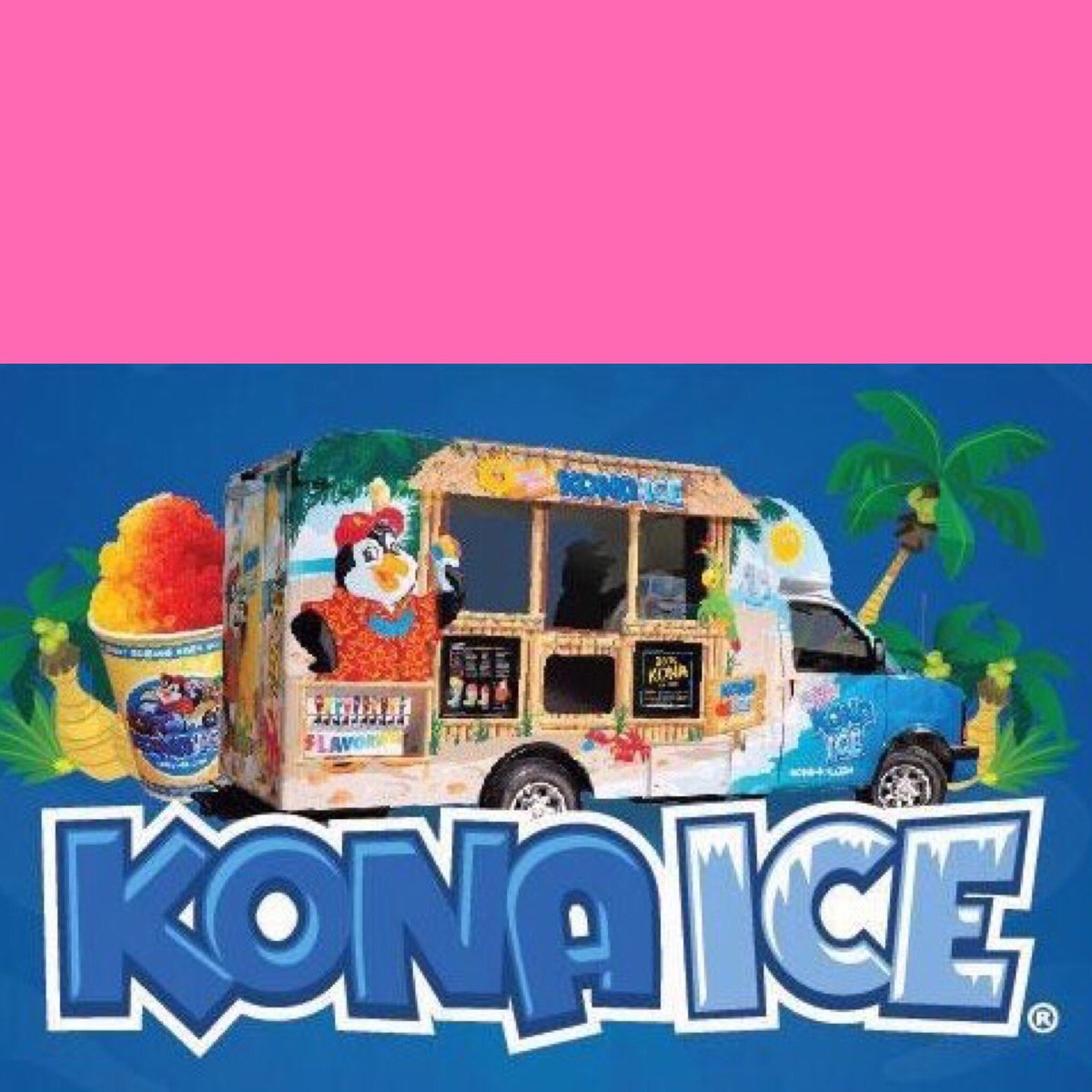 2020_sharks's tweet photo. Kona Ice is coming to Santiago tomorrow during both lunches. Also, wear those pink out shirts!! https://t.co/cocmZbxDas