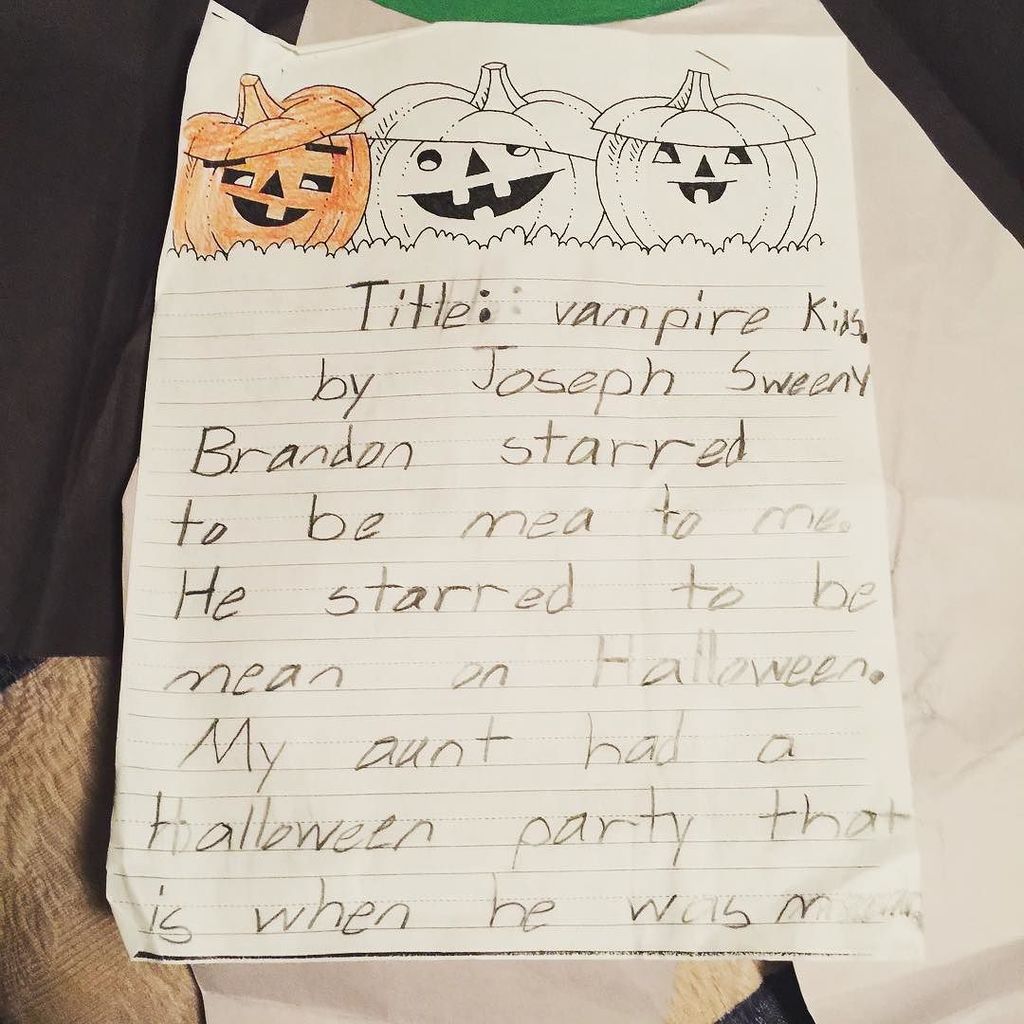 sweendog20's tweet photo. A letter Joseph wrote to my family.... 😂 #hewasmean https://t.co/YI4QD4vKsY https://t.co/bQF18aYSAy