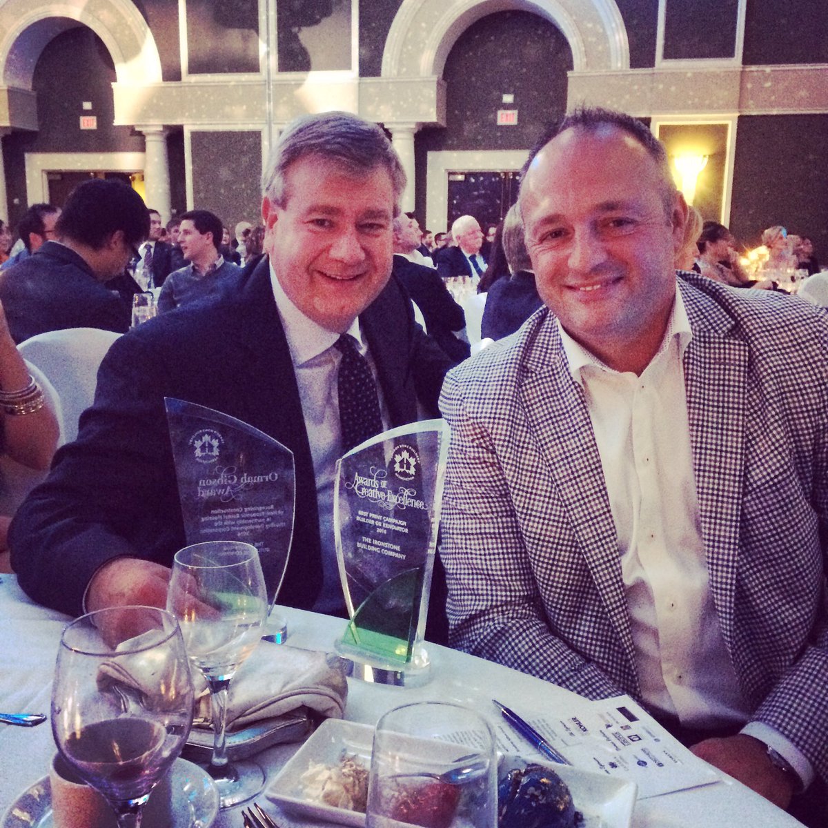 IronstoneBuilt's tweet photo. Thanks to the Awards of Creative Excellence for honouring us with 2 awards including Best Print Campaign #LHBAACE16 https://t.co/o8OmwNuXeo