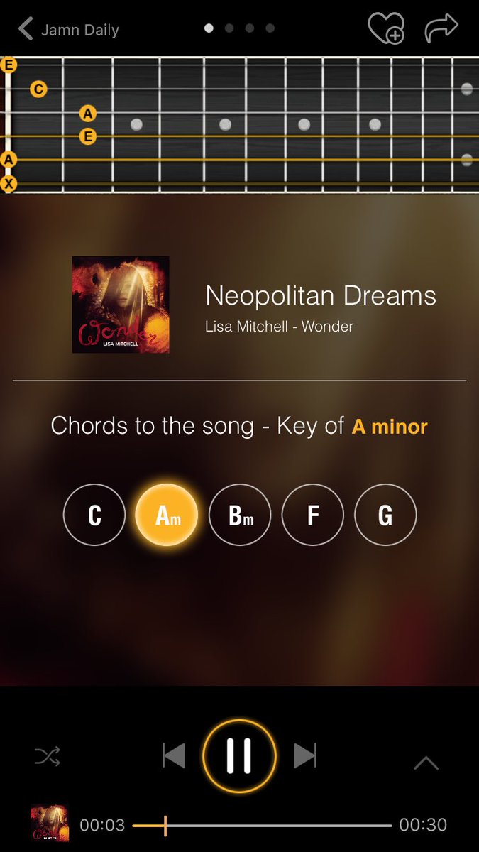 getjamn's tweet photo. Jam some @lisahmitchell on #jamnplayer today #jamndaily #guitarkaraoke https://t.co/3oQXWvfDFw
