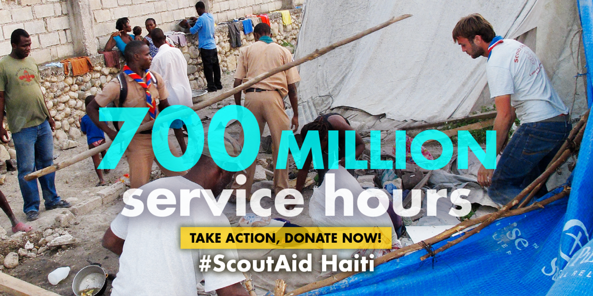 700 MILLION service hours reached, incredible impact #Scouting has on #Scouts &amp; communities bit.ly/2e5Q30a