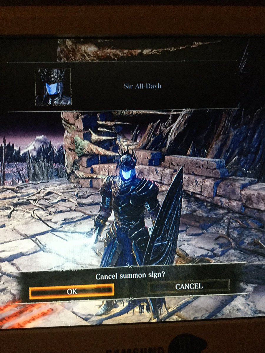 HollowWithABow's tweet photo. Let sir all-dayh help, I'm a nasty lvl 195 deprived, who loves the thrill of boss fights, I go ham
#DarkSouls3 
#psn
#AllDay
#darksouls https://t.co/0eMsR7WNvu