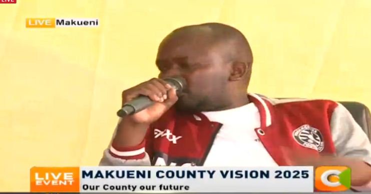 citizentvkenya's tweet photo. Daniel Mutinda: 'One of the challenges we are facing is that the youth are lazy' #MakueniCountyVision2025 https://t.co/NMpNpcoxu8