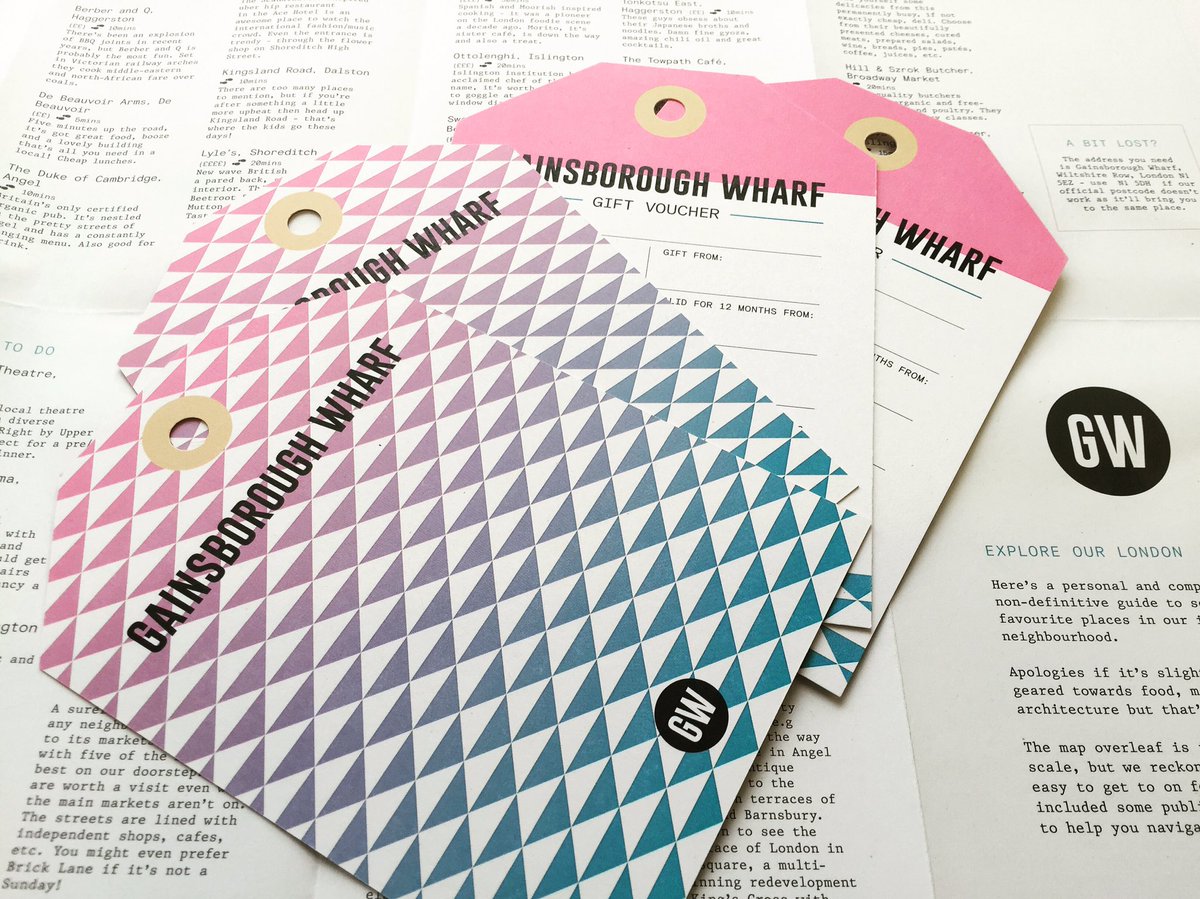 docandtee's tweet photo. New identity, gift vouchers and London guide rolling out for the lovely @GWBoatels . #graphicdesign #branding https://t.co/X2JKEfvszX