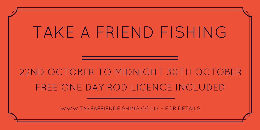 TAFF_Tweets's tweet photo. The next TAFF campaign starts next Sat! Take a look at the website for details of how you &amp; your friend can join in! RT #TakeaFriendFishing https://t.co/i8ldBgX9OE