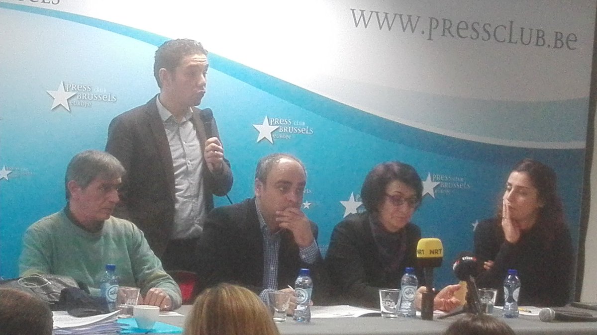 ollymk's tweet photo. .@mehmetkoksal introduces @FusunErdogan former imprisoned journalist @IFJGlobal @EFJEUROPE #freeturkeyjournalists #turkeyreopen conference https://t.co/nWLHyhHmCi