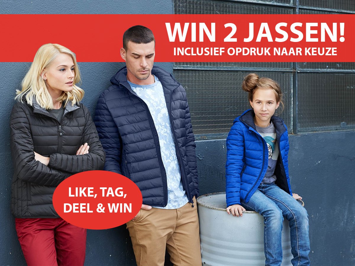 StraversWW's tweet image. Speel mee met onze Facebookactie en win twee jassen met opdruk naar keuze! bit.ly/2ea5GbA 👕👕 #winactie #win #facebook #jassen #logo