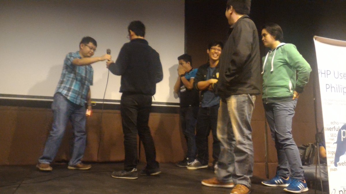 PHPConfPH's tweet photo. I love PHPppppppppppppp 😂 #phpughph #phpconfph #phpconfph2016 #php #php7 #ilovePHP #PH https://t.co/I0ol30HFjU