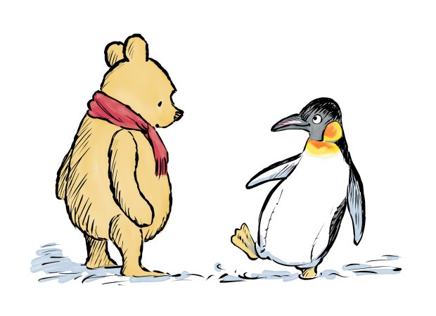 xgeeks's tweet photo. New character #Penguin joins #WinnieThePooh in 4 brand new books to mark the beloved character's 90th anniversary. #StuffedWithFluff https://t.co/9lNvkjadmh
