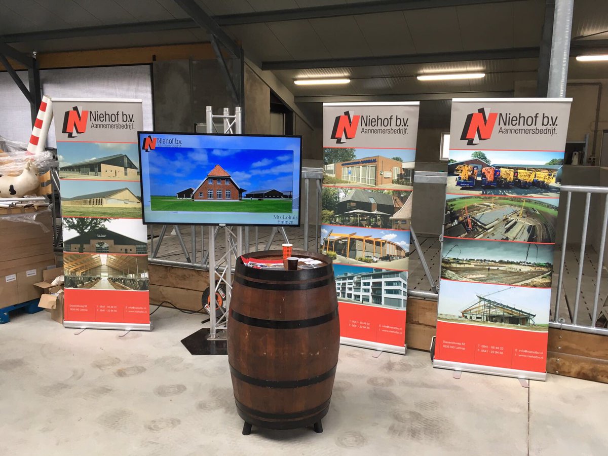 Vandaag is het <a href="/NiehofBV/">Niehof BV, Lattrop</a>  Promotieteam aanwezig op de open dagen bij Vosman in Rijssen en bij Hulskotte in Albergen!