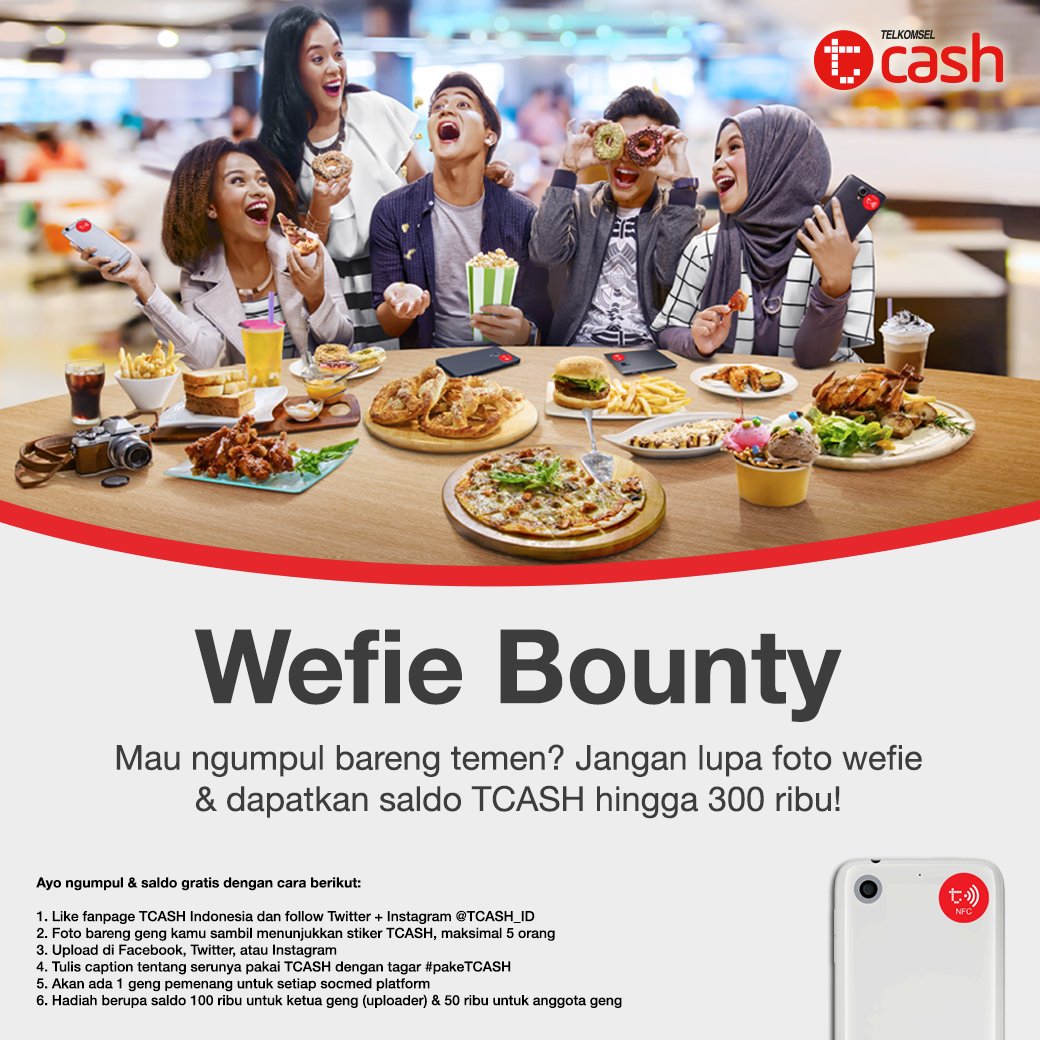 TCASH Indonesia On Twitter 4 Tulis Caption Tentang Serunya Pakai