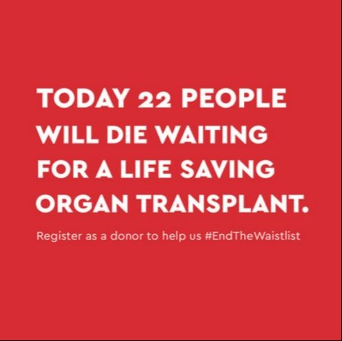 ProgramMan's tweet photo. Sadly 8,000 people die each yr - 22 ppl ea. day - because the organs they need aren't donated in time
#OrganDonation SAVES LIVES
#DonateLife https://t.co/BvQantDEVA