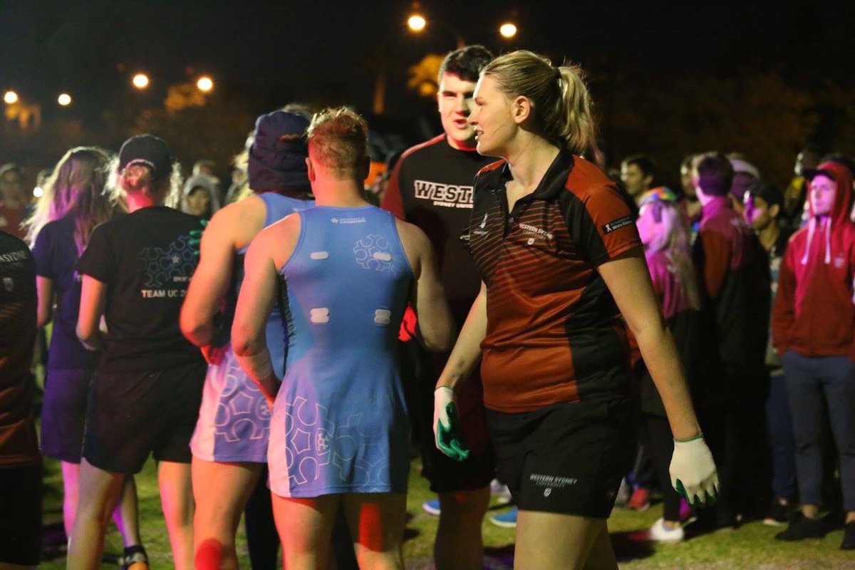Bricey94's tweet photo. It's important to keep the family close by when you beat a bunch of boys in netball dresses #PUGD #tuglife https://t.co/JGXAhYEKq1