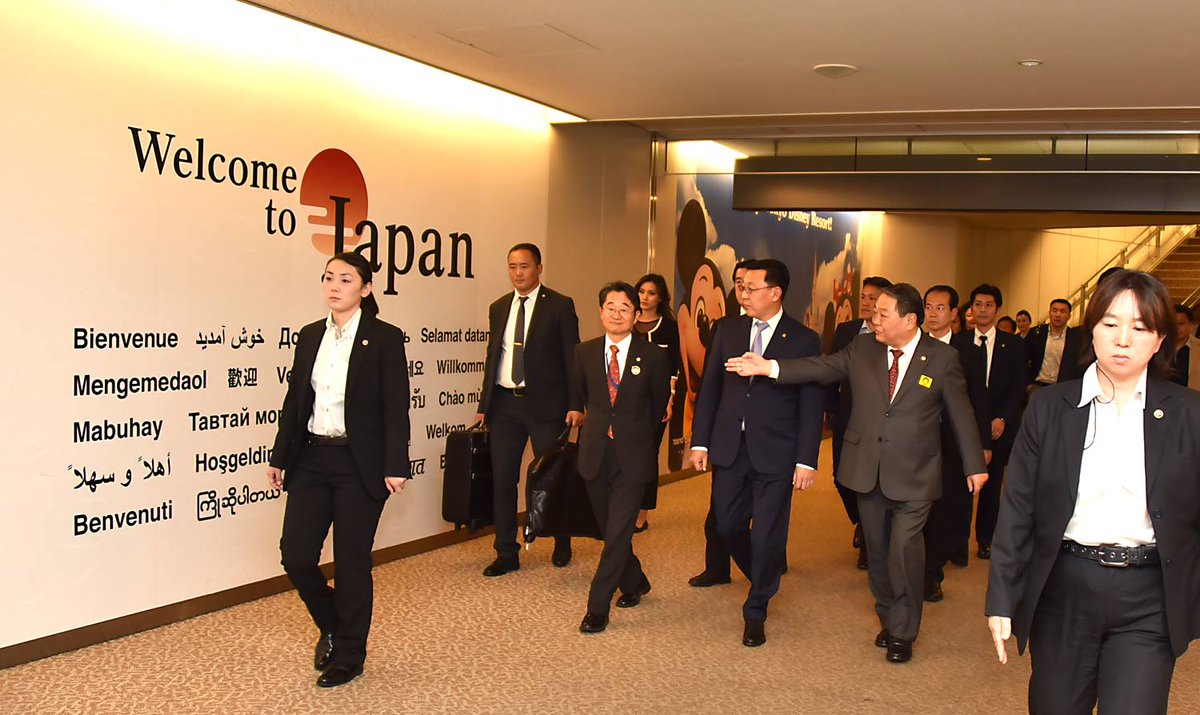 Prime Minister of Mongolia J.Erdenebat is paying an official visit to Japan on October 12-15.