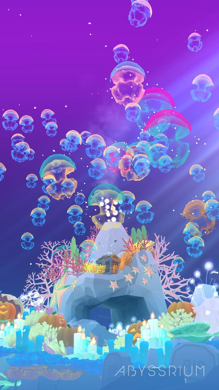 טוויטר はねずや בטוויטר アビスリウム クラゲ80匹チャレンジ 達成しました アカクラゲ70匹 ダイオウクラゲ10匹 キレイ Abyssrium T Co Cwumucridk